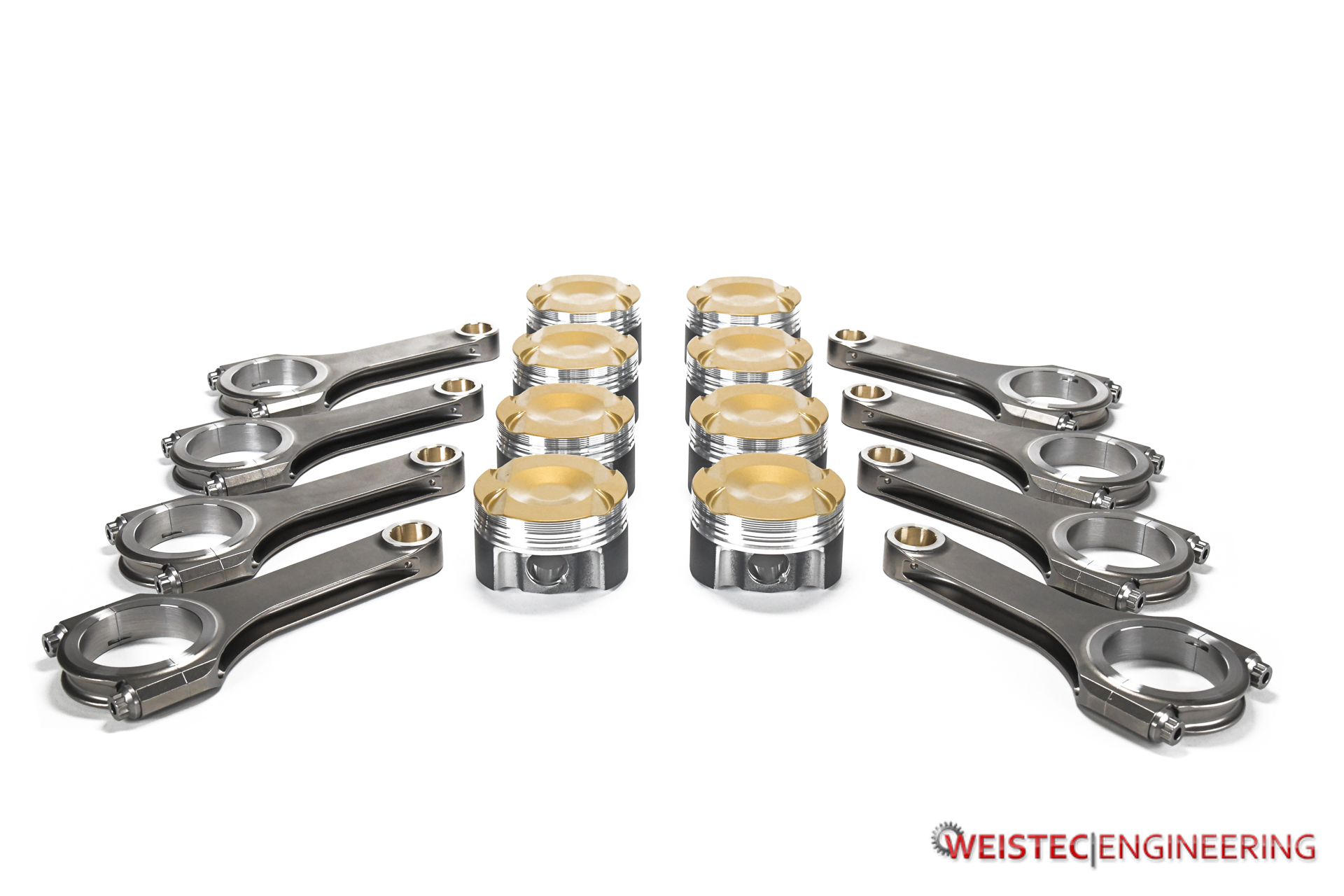 Weistec Forged Pistons and Billet Rods for Mercedes Benz M177