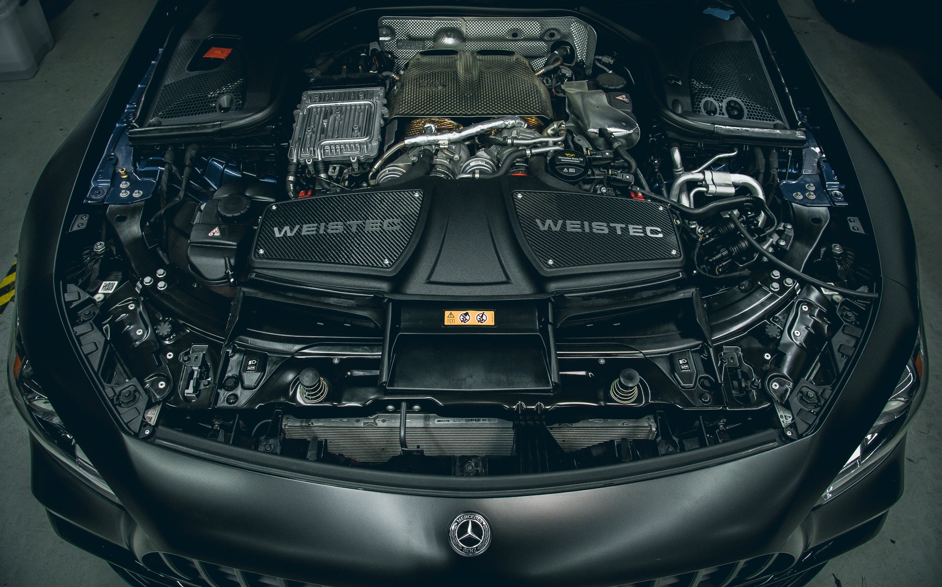 AMG GT63 Engine Bay With Intake System